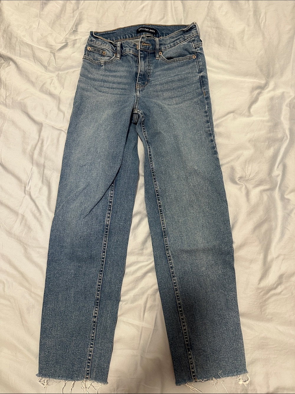 Calvin Klein blue jeans
